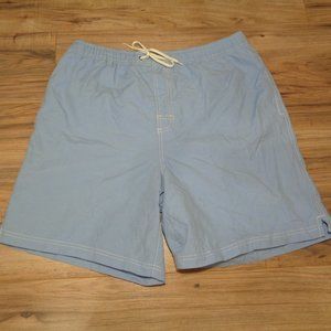 Roundtree & Yorke Size Medium Light Blue New Men's Swim Trunks Board Shorts